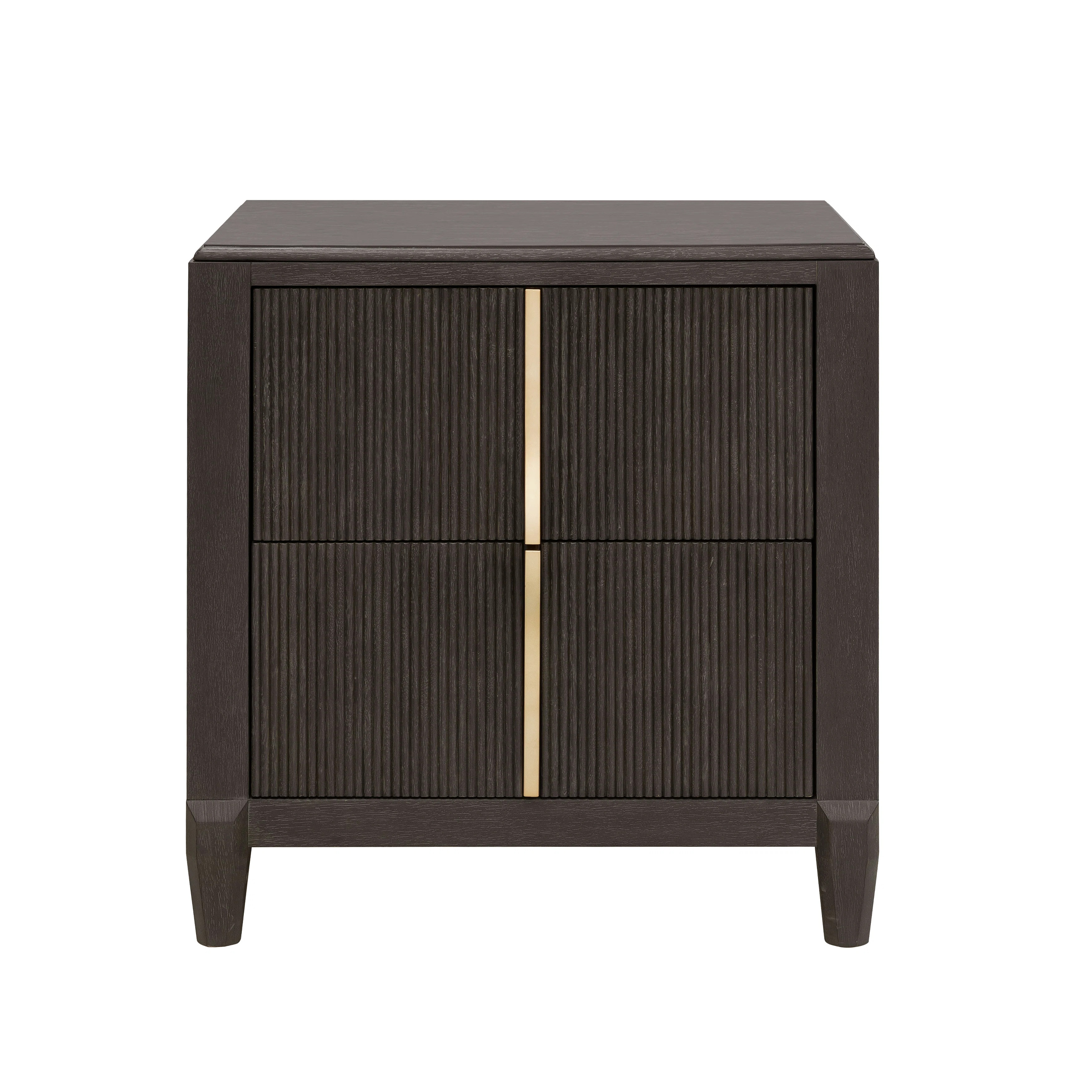 West End Loft 2-Drawer Nightstand with USB-C Outlets | Wayfair North America