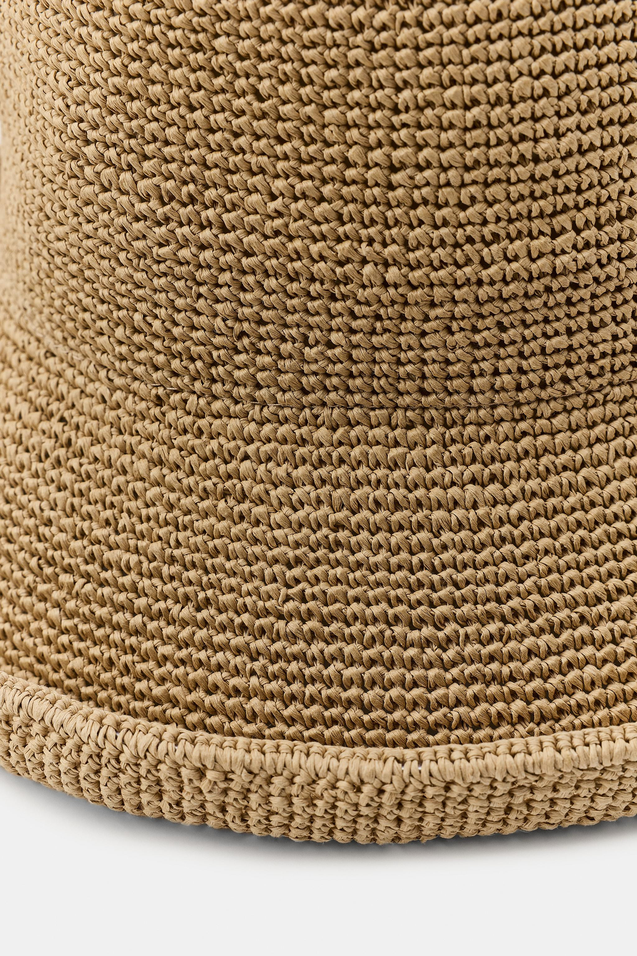 BRAIDED HAT WITH SHAPABLE BRIM | Zara UK