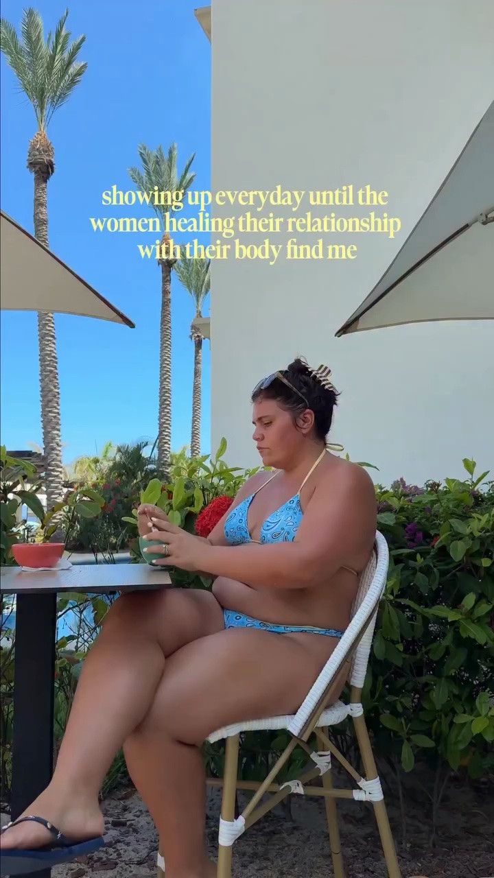 I used to put towels over my belly at the pool when I ate out of fear of being judged for being a bigger girl. as if I wasn’t allowed to EAT which is actually absurd because imagine being so brainwashed by society feeling like I can’t fuel my own body to literally remain alive and simply exist?
💛
if you’ve been here since the beginning, you know my story.
if you’re new here, welcome to the party.
⚡️
spend enough time with me and you’re going to become the most confident, unapologetic version of yourself & we’re just getting started 🫶🏻

#LTKootd #LTKMidsize #LTKmomlife