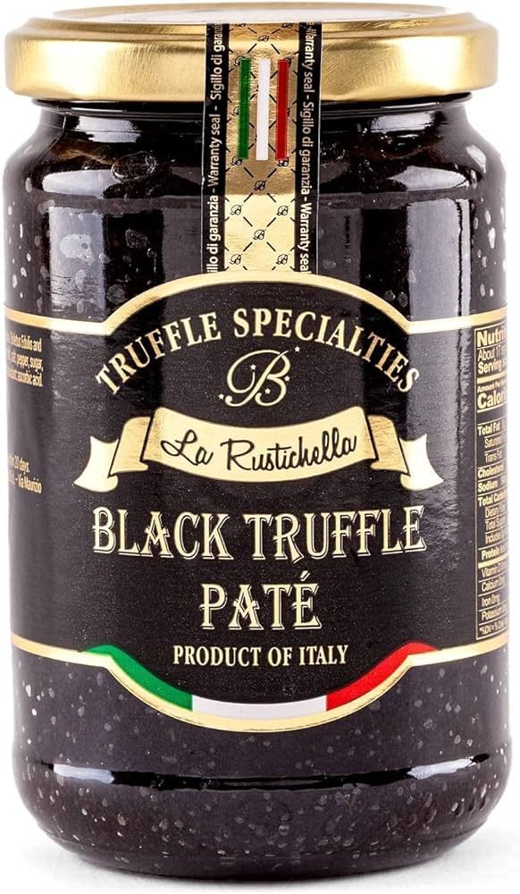 La Rustichella - Black Truffle Pate - Large (280 g, 9.9 oz) - Kosher, Gluten Free | Amazon (US)