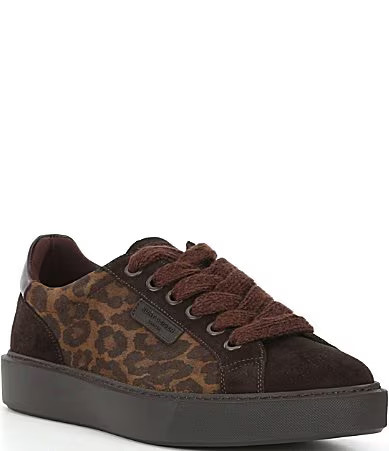 Kurt Geiger London Men's Albion Leopard Suede Sneakers - 8.5 | Dillard's