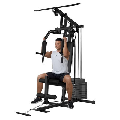 Home Gym, Multifunctional Home Gym System, Home Gym Station with 100LBS Weight Stack, All in One Workout Machine for Full Body Strength Training | Target