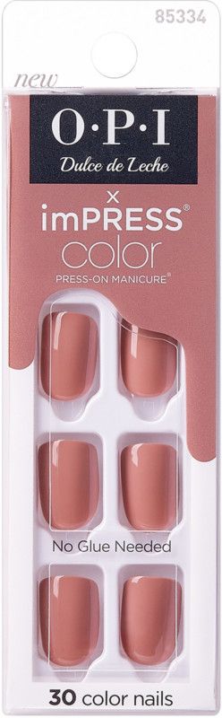 Dulce De Leche imPRESS Color X OPI Press-On Manicure | Ulta