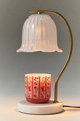Light Glass Candle Warmer Lamp | Anthropologie (US)