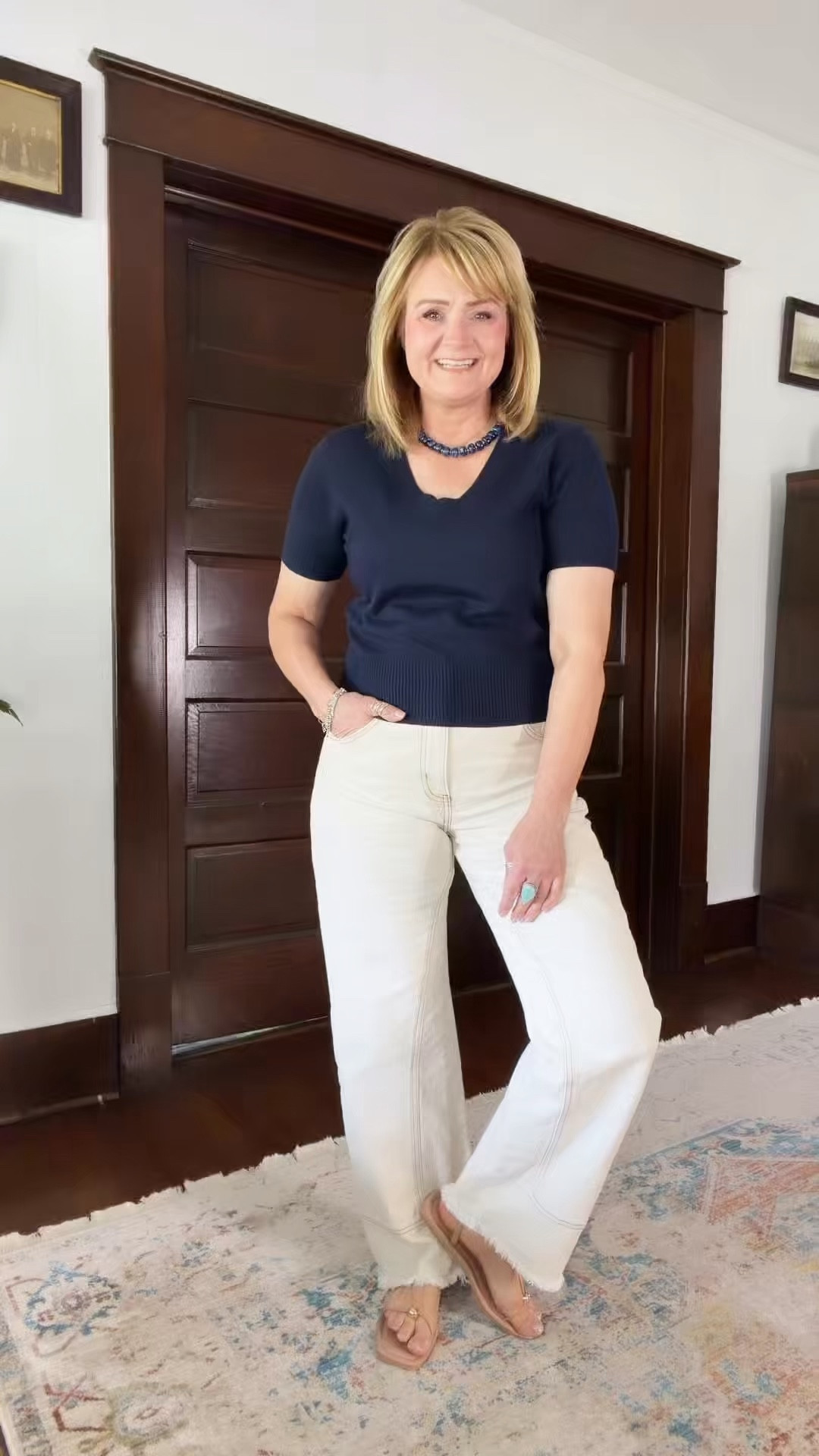 Friday OOTD
Wearing my true size in everything.  

#LTKootd #LTKOver40