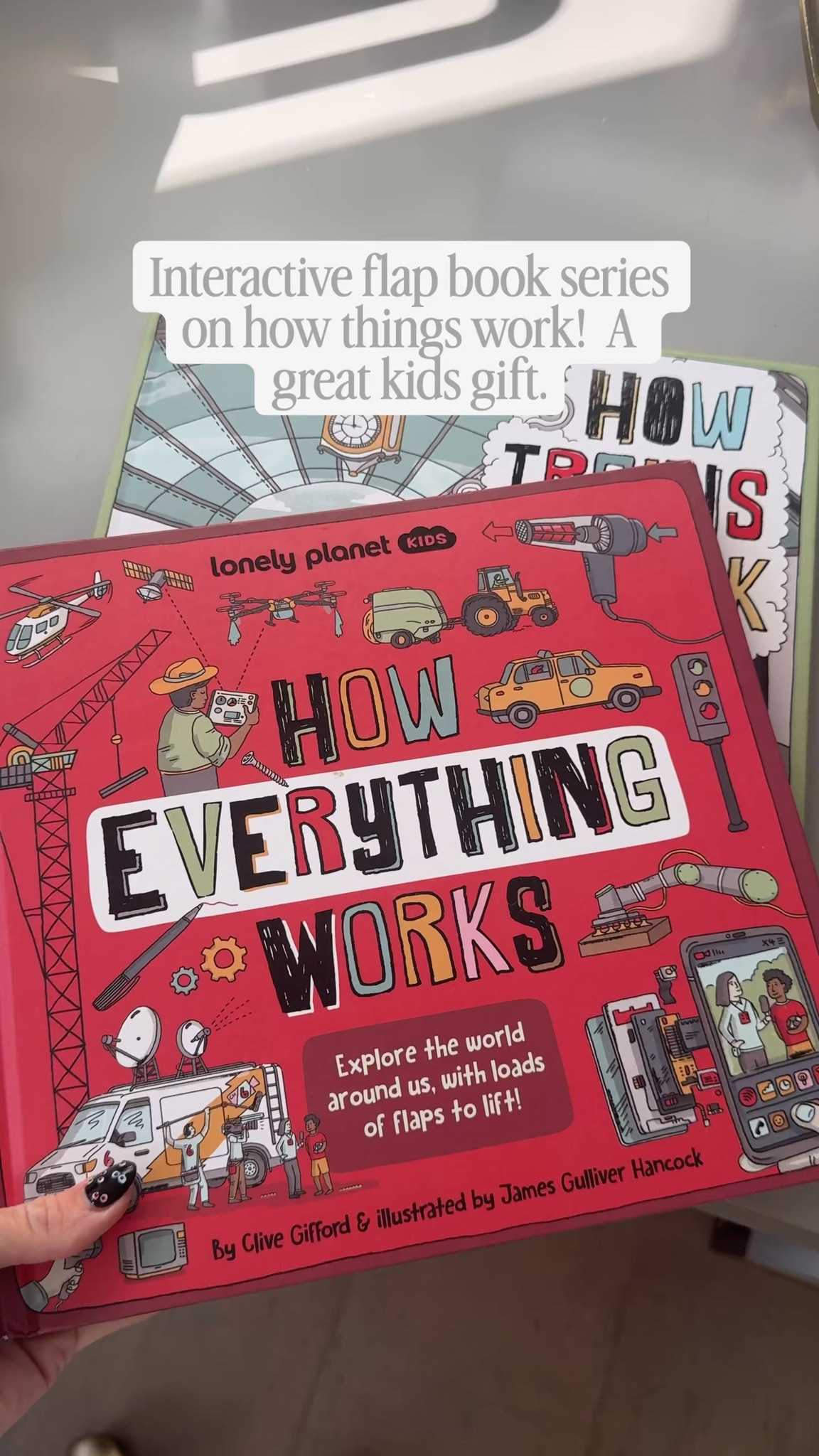 Love these “how everything works” bold with kids.  Tons of flaps to lift with tons of fascinating facts on trains and how everyday things work.  A great holiday gift for kids!  Some of my favorite interactive books for kids.

#booksforkids #giftsforkids #bookseriesforkids #interactivebooksforkids. 

#LTKFindsUnder50 #LTKGiftGuide #LTKKids