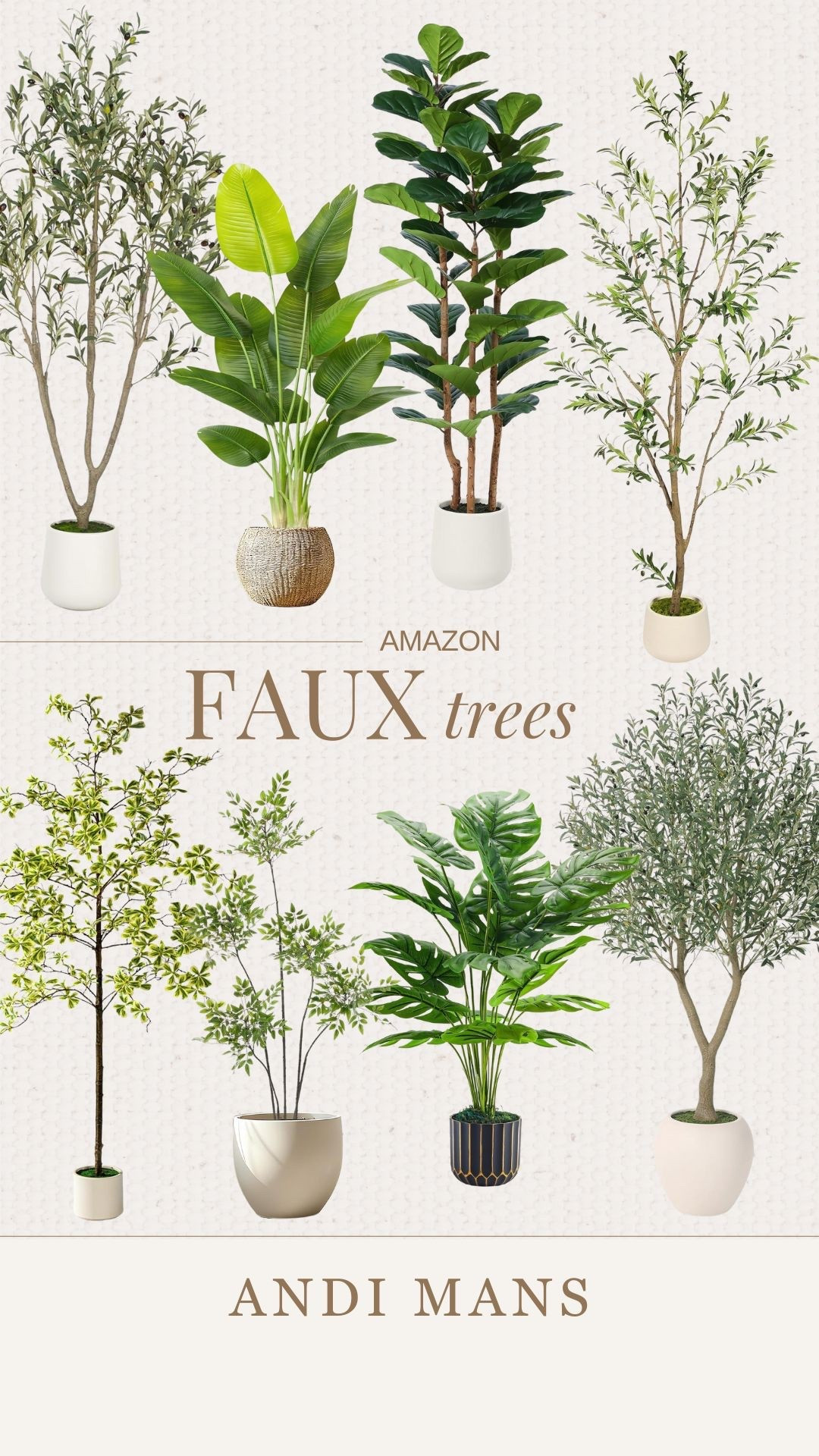 These Amazon faux trees add the perfect pop of green in any room. 

#LTKdayinmylife #LTKHome #LTKSeasonal