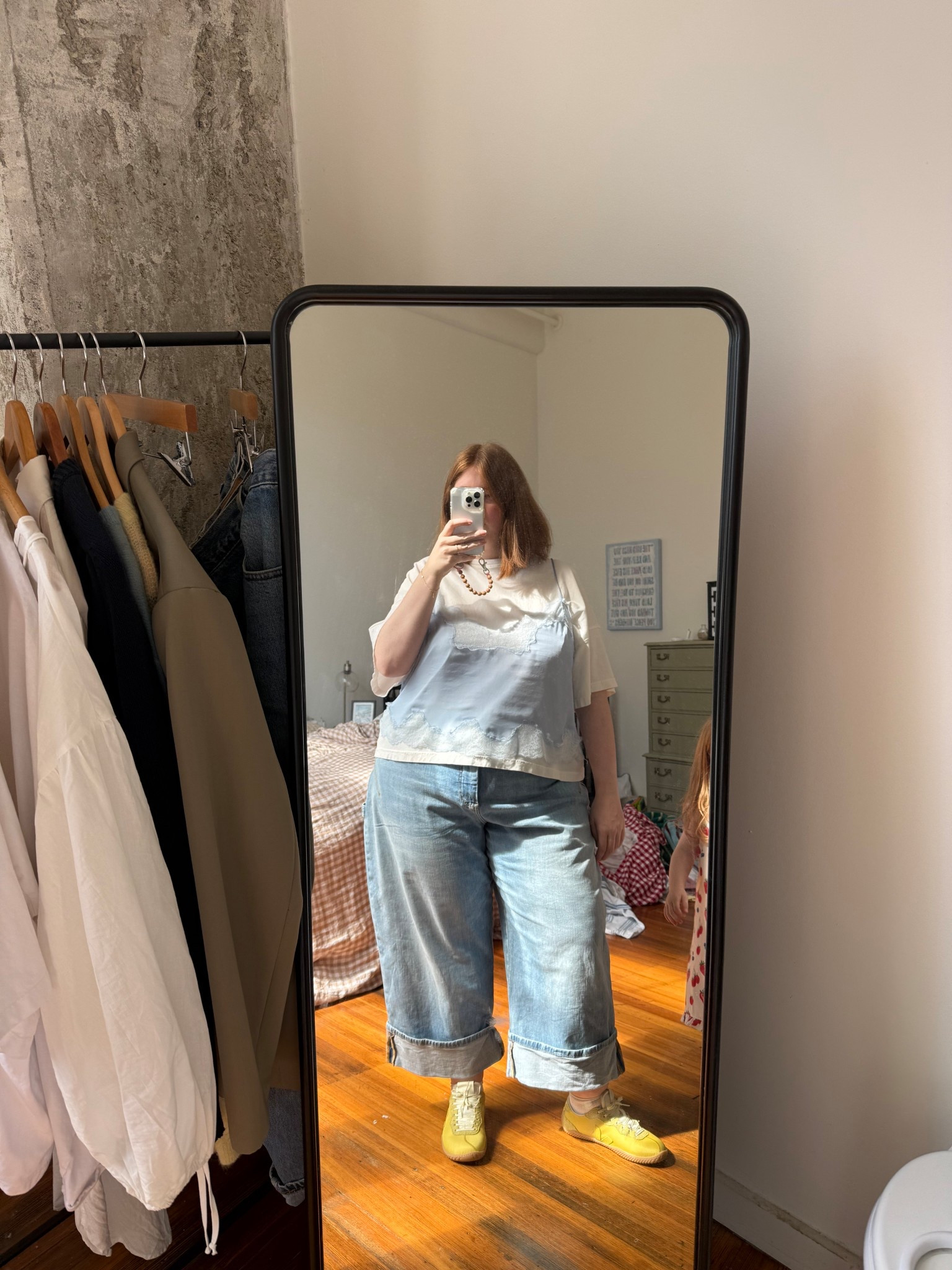 This cool mom is defrosting