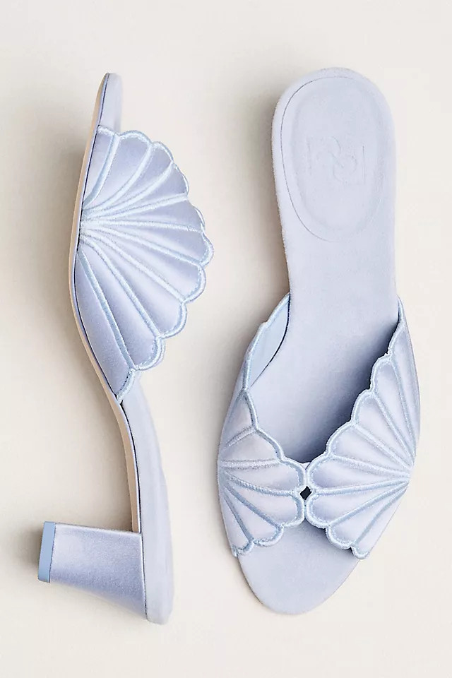 Waldena Kitten Heel Mules | Anthropologie (US)
