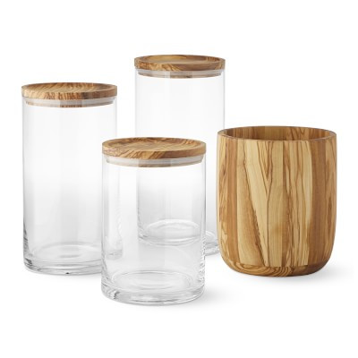 Olivewood Classic Kitchen Organizer Set | Williams-Sonoma