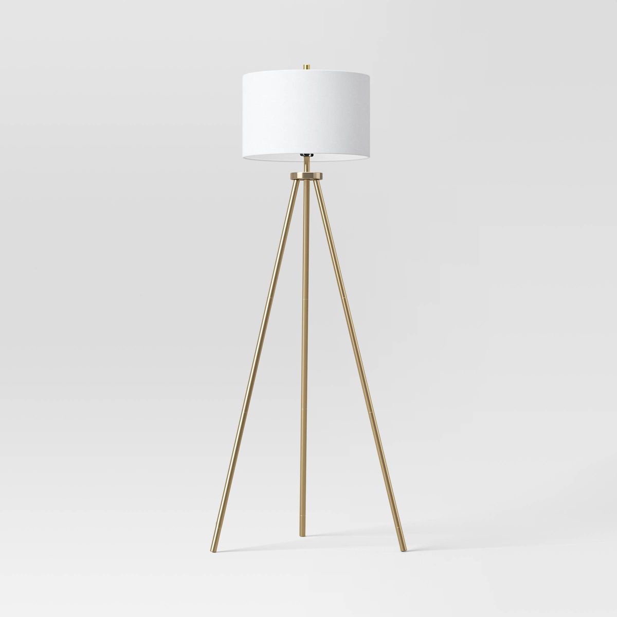 Ellis Tripod Floor Lamp Brass - Threshold™ | Target