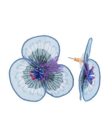 Pansy Stud Earrings | TJ Maxx