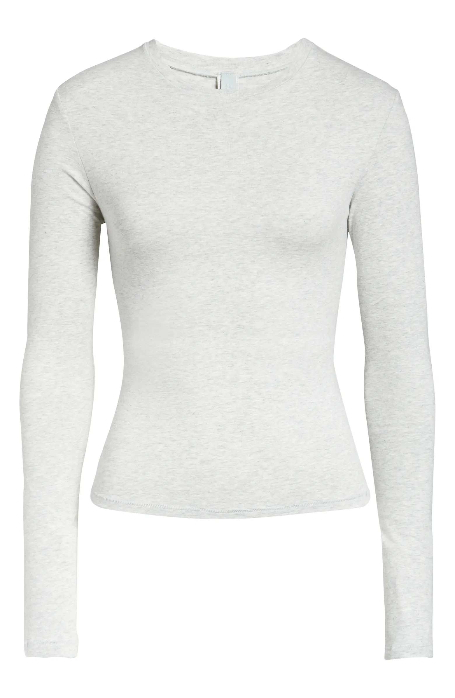 Stretch Cotton Jersey Long Sleeve T-Shirt | Nordstrom