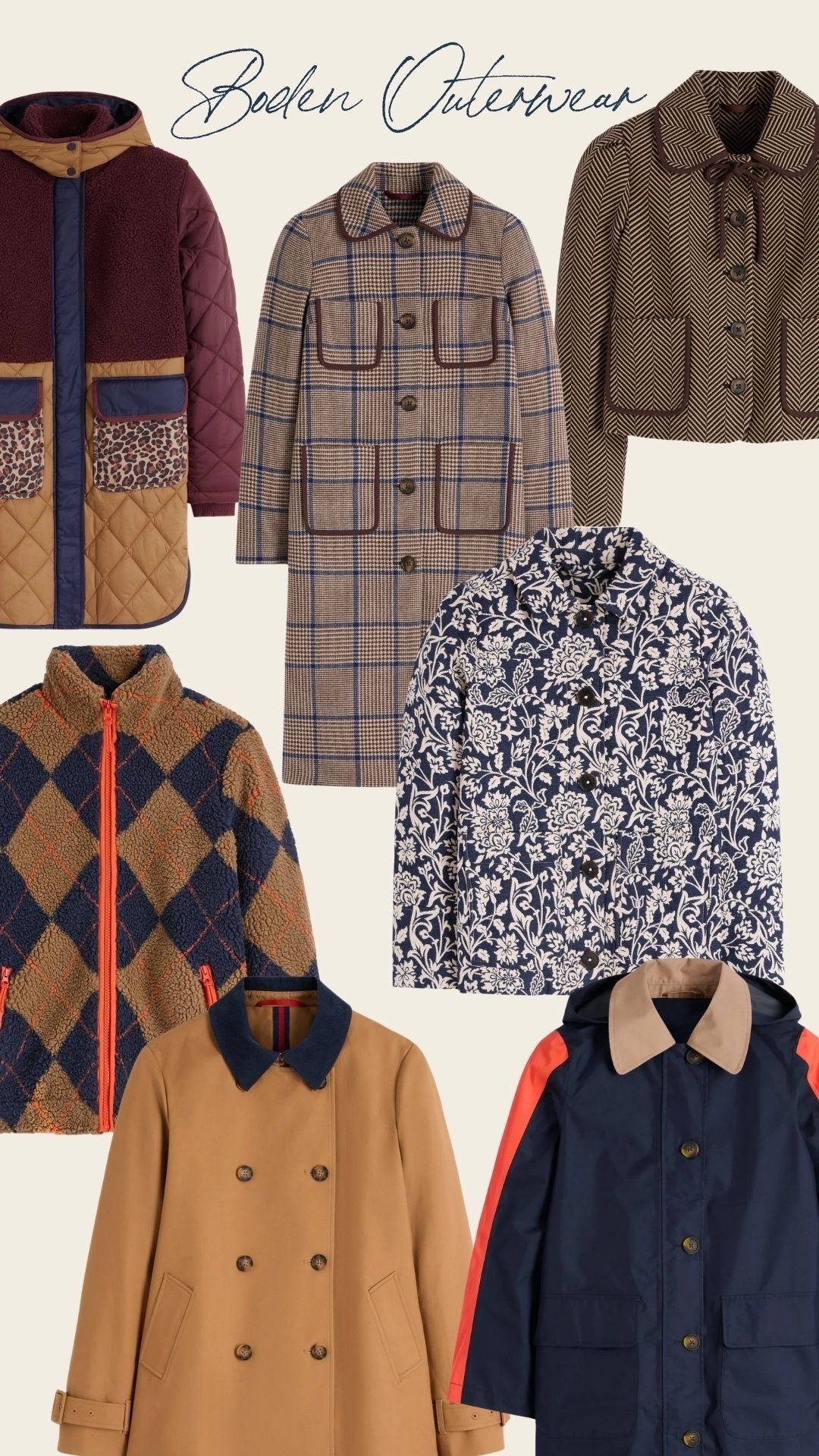 Boden has the best outerwear and everything is 20% off right now for Labor Day!