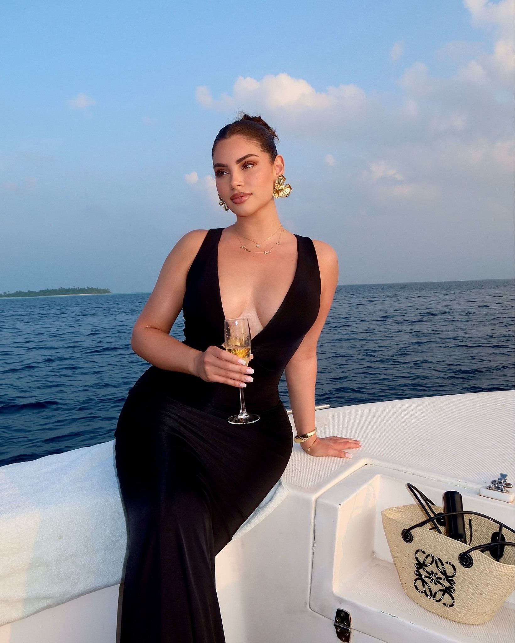 Watching the sunset in the perfect meshki dress 

#LTKWedding #LTKTravel