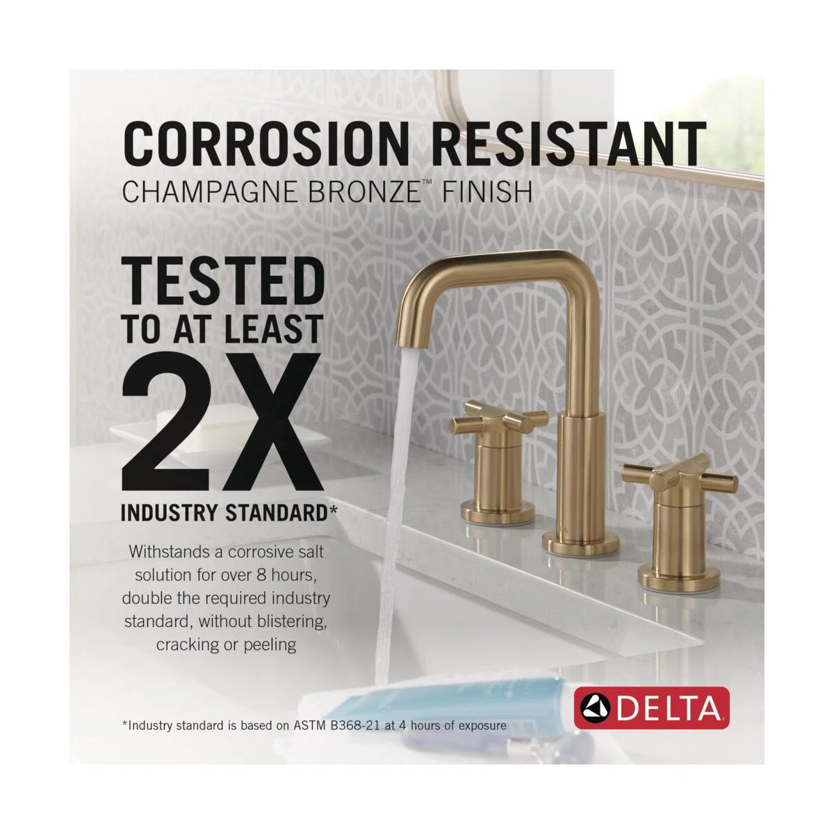Nicoli Widespread Bathroom Faucet 3 Hole, 2-handle Bathroom Sink Faucet with Drain Assembly 35894... | Wayfair North America