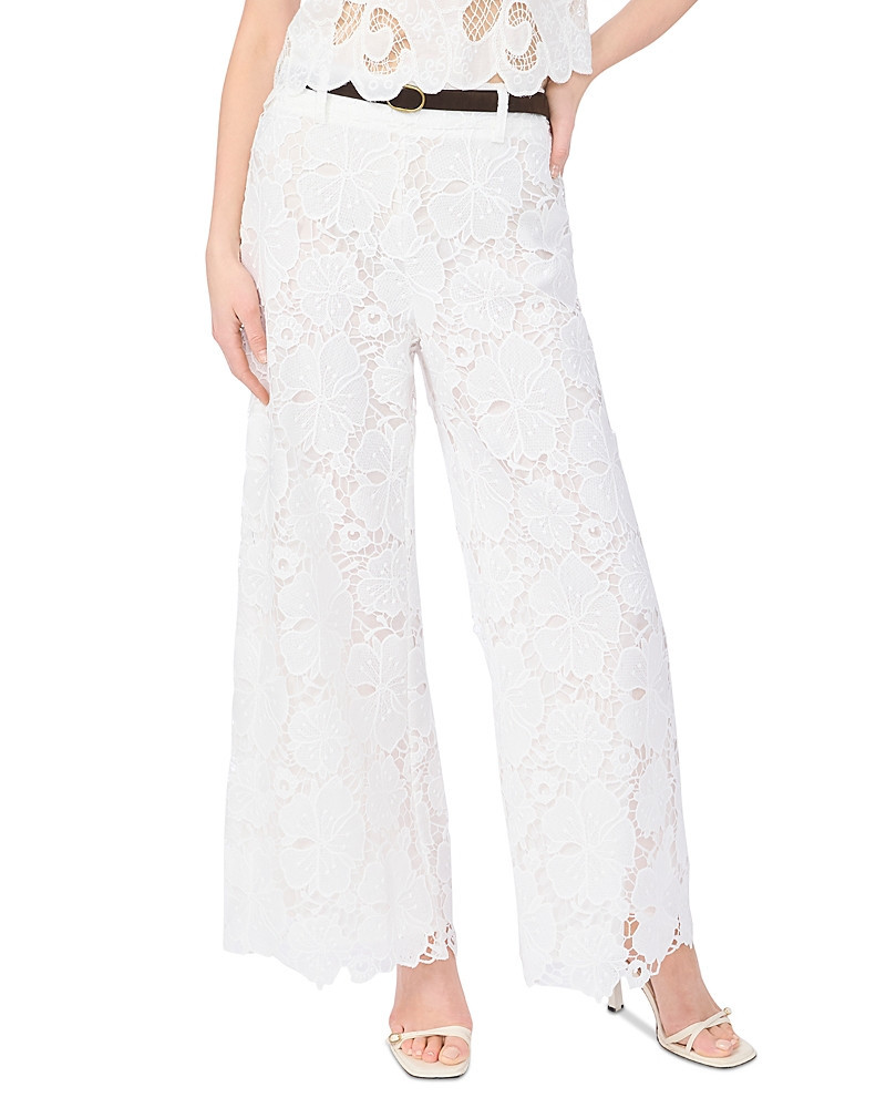 Vince Camuto Wide Leg Pull On Lace Pants | Bloomingdale's (US)