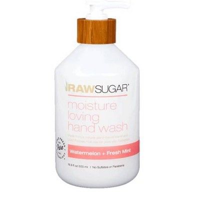 Raw Sugar Liquid Hand Soap Watermelon + Mint - 16.9 fl oz | Target