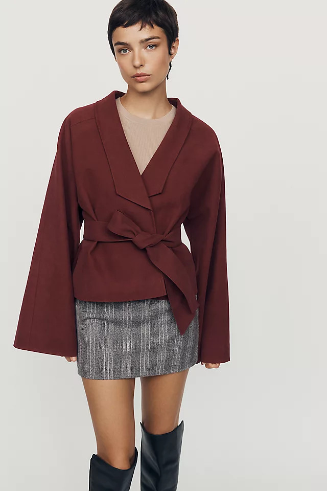 Faux-Suede Dolman Jacket | Anthropologie (US)