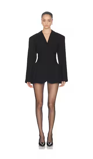 Brace Blazer Dress in Black | Revolve Clothing (Global)