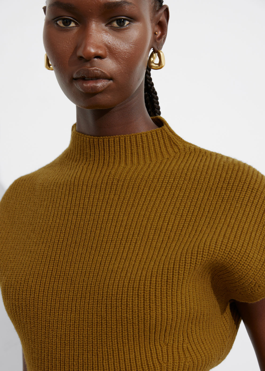 Rib-Knit Mock-Neck Vest | & Other Stories US