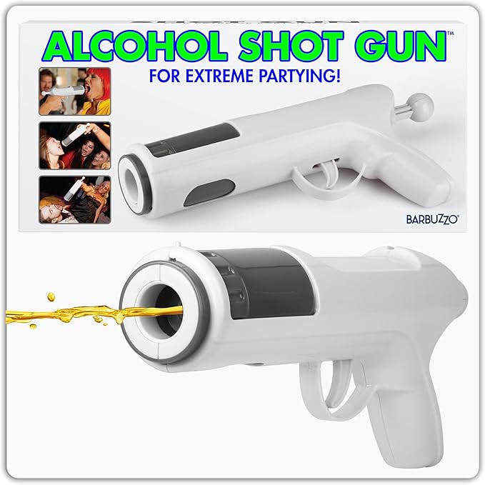 Funwares Original Alcohol Shot Gun, Newly Improved & Leakproof - Load Your Favorite Alcohol, Aim,... | Amazon (US)