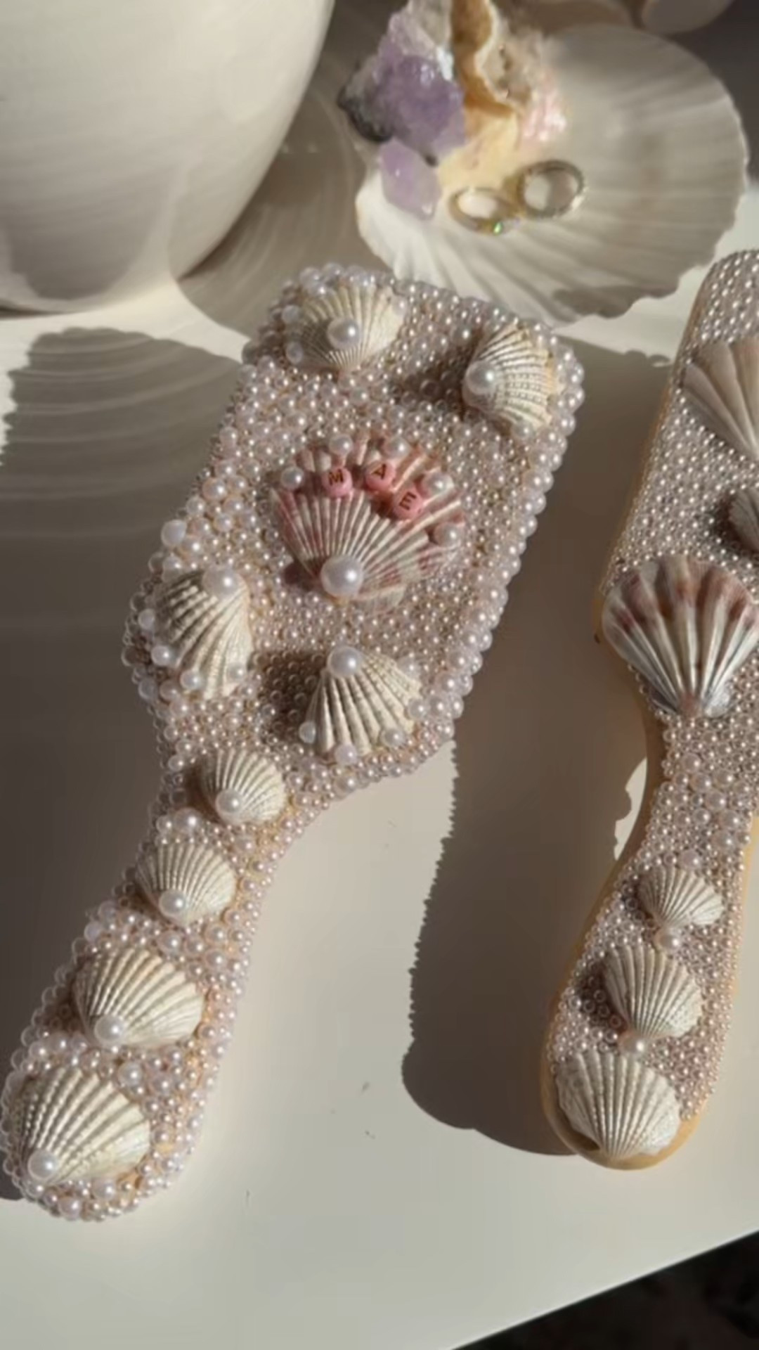 Girls night ideas: diy mermaid hair brushes! Tutorial on my blog

Hair brushes, mermaid vibes, mermaid aesthetic, diy hair brush, diy crafts, adult crafts, crafting finds, crafting tools, crafting supplies, summer, crafts, summer crafts, summer ideas, girls night ideas, bestie date ideas

#LTKParties #LTKBeauty #LTKWatchNow