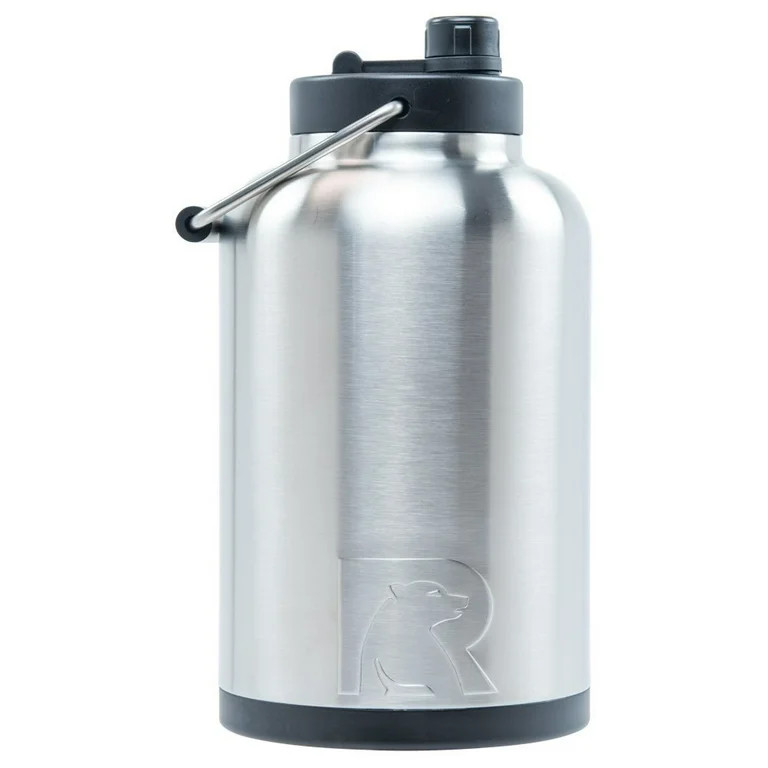 RTIC Double Wall Vacuum Insulated Stainless Steel Jug (Stainless Steel, One Gallon) | Walmart (US)