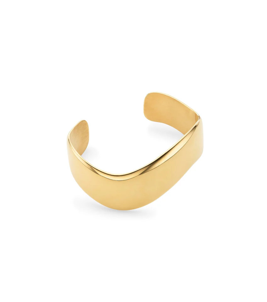Statement Cuff Bangle (Gold) | Abbott Lyon