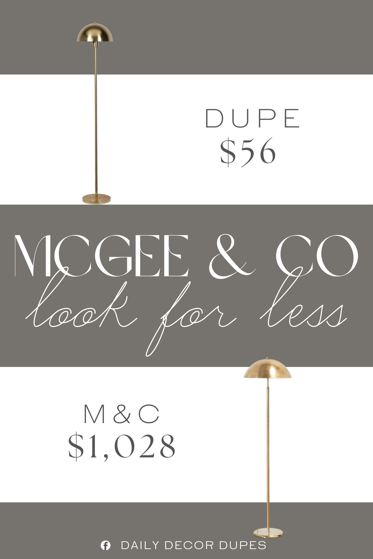 Inspired by McGee & Co Floor Lamp. Modern Floor Lamp. Contemporary Floor Lamp. Dome Shade Floor Lamp. Minimalist Floor Lamp. Statement Floor Lamp. Decorative Floor Lamp. Metal Floor Lamp. Accent Floor Lamp. Designer Inspired Floor Lamp. 

Home more affordable option find copy cat similar look for less budget friendly affordable cheap cheaper beautiful pretty. Clearance sale coupon code discount code promo code luxury lookalike look a like Inspo inspiration inspired by idea ideas Love like these? I share multiple every day in my FB group.
#mcgeeandcoinspired #floorlamp #modernlighting #goldfloorlamp #statementlighting #livingroomdecor #homelighting #readingnook 

 #LTKHome