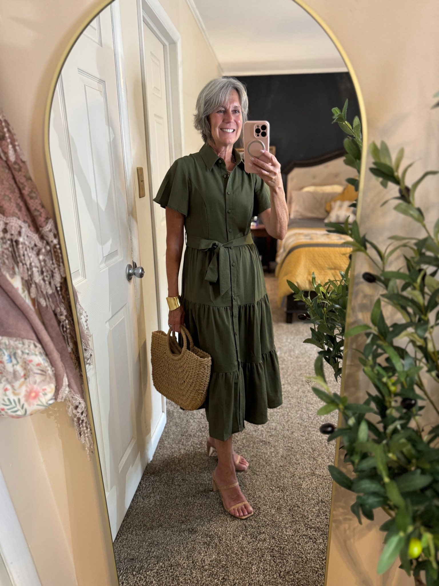 ‼️ SALE ALERT ‼️ 25% off 

The sweetest dress. Work, church, vacation, Mother’s Day, date night … you name it!  So classy and feminine. I am wearing a small here. 

#LTKOver40 #LTKMothersDay #LTKSeasonal