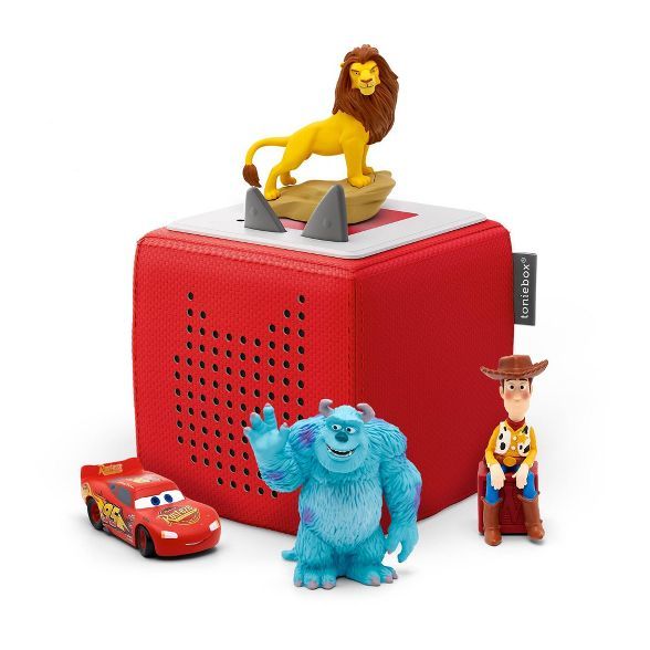 Disney Toniebox Starter Set Red with Tonies Cars, Lion King, Toy Story and Monsters, Inc. Figurin... | Target