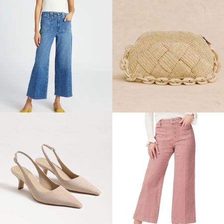 Fun straw and raffia finds for spring plus some of the cutest jeans ever!

#springoutfit #coloredjeans #croppedjeans #pumps #springhandbag 

#LTKSeasonal #LTKover40 #LTKtravel