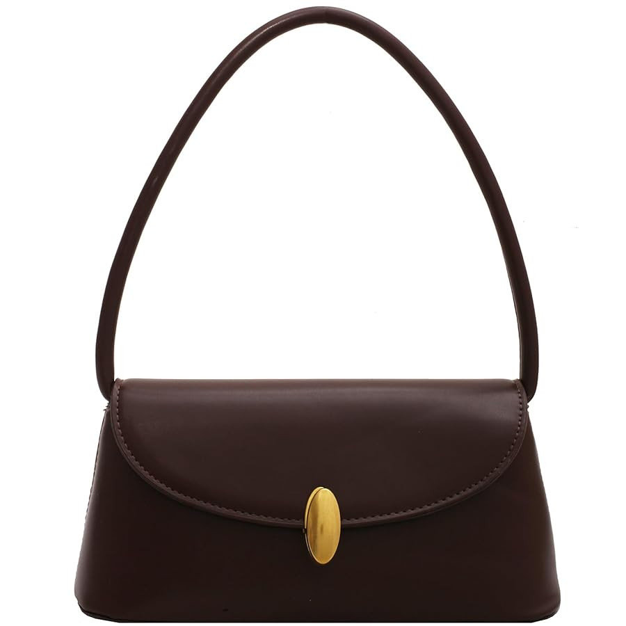 Retro Shoulder Bag for Women, Leather Small Tote Handbag Hobo Cute Clutch Shoulder Purse, Vantage... | Amazon (US)