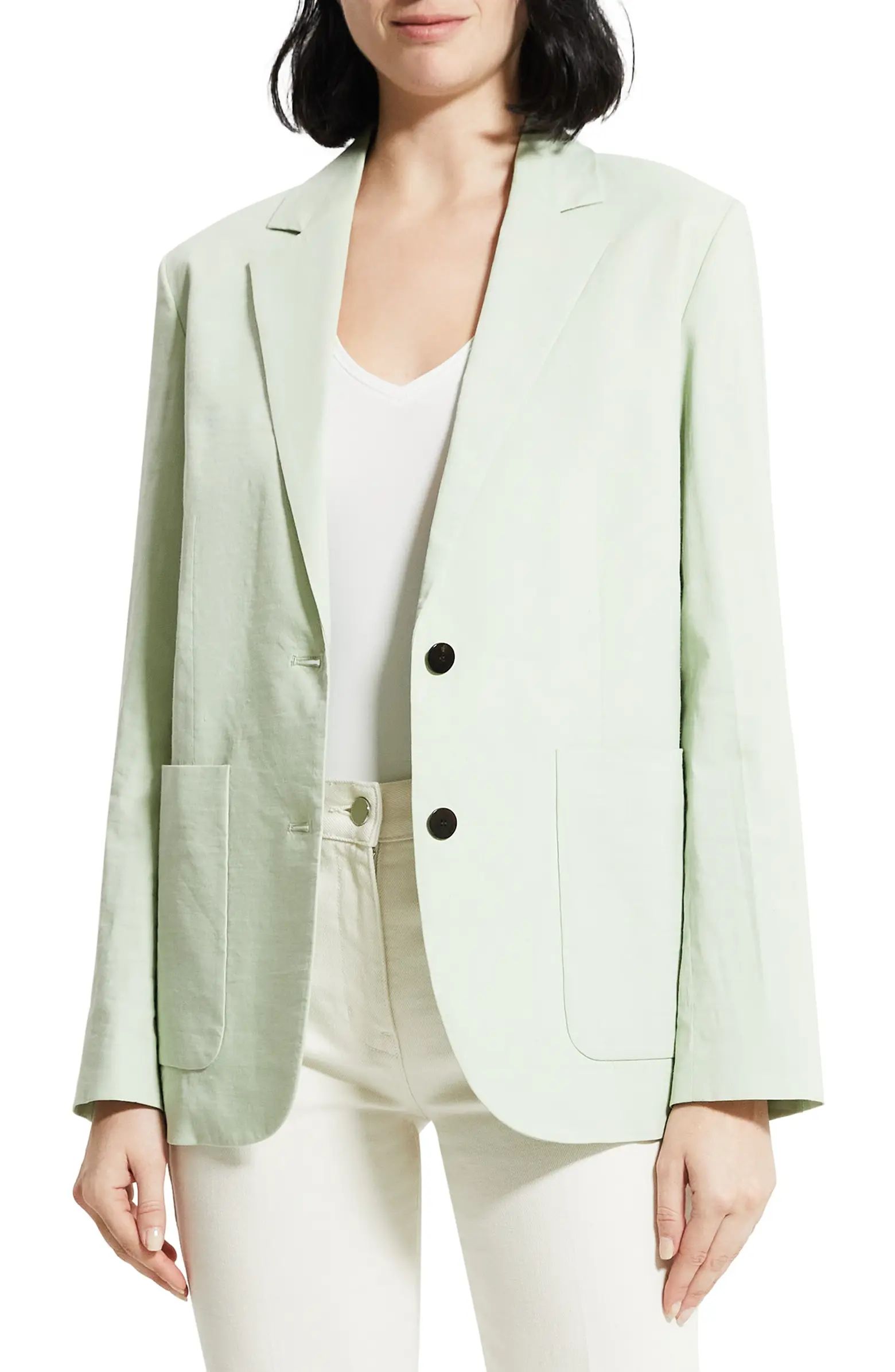 Linen Blend Blazer | Nordstrom