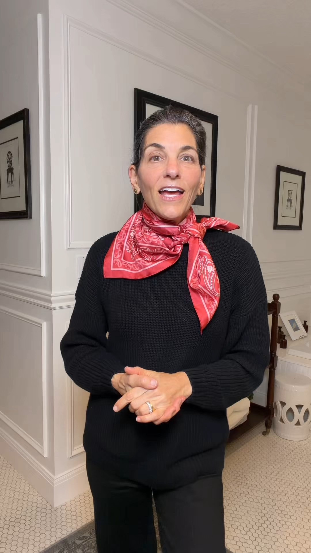 2 ways to style your silk scarf