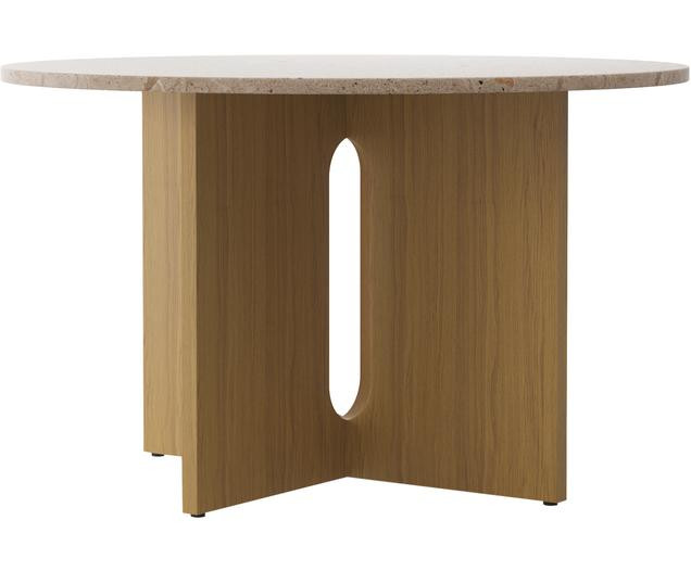 Runder Esstisch Androgyne mit Tischplatte aus Sandstein, Ø 120 cm | WestwingNow EU