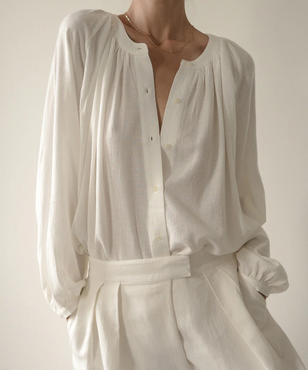Long-Sleeve Willow Blouse | Jenni Kayne