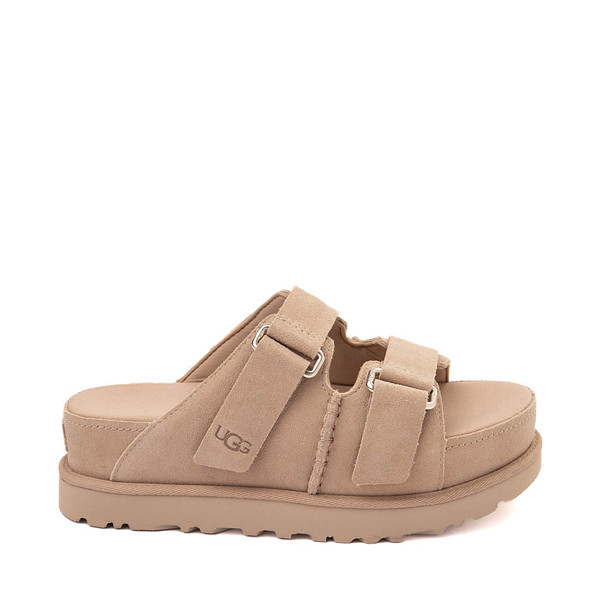 Womens UGG® Goldenstar Hi Slide Sandal - Sand | Journeys