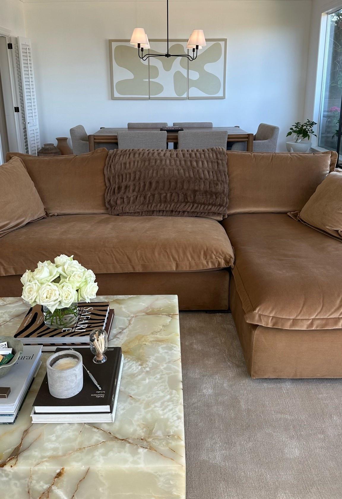 Living/dining situation 🤎 linking our old rug too for a similar look!

#LTKdayinmylife #LTKHome #LTKSaleAlert