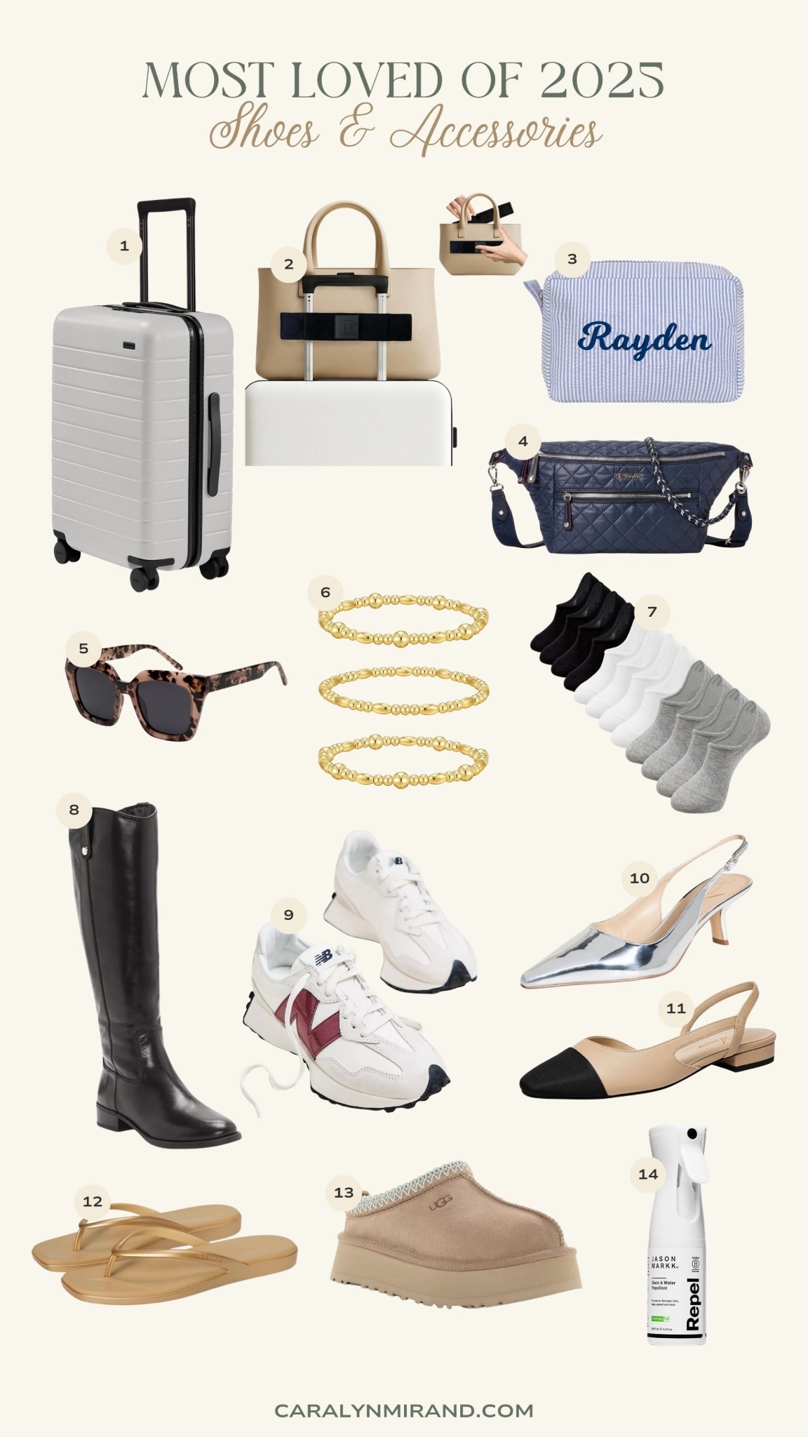 Most loved of 2025 - shoes & accessories 

#LTKTravel #LTKMidsize #LTKGiftGuide