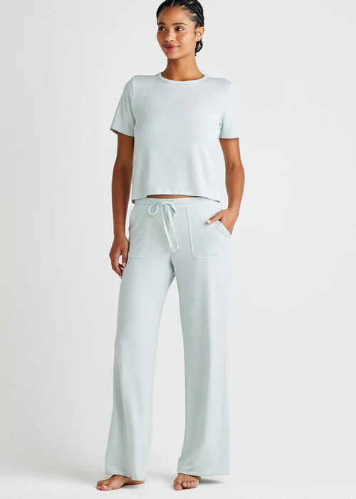 Straight Leg Lounge Pant with Pockets - Baby French Terry | Yummie
