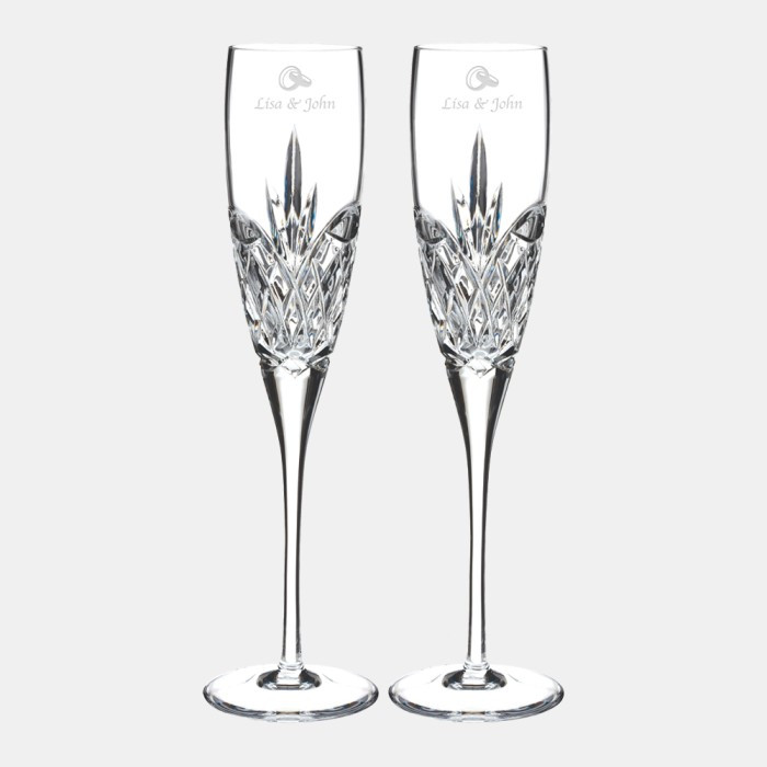 Waterford Love Forever Flute Pair, 5oz
            Lead Crystal
            


  
            S... | Crystal Plus, Inc.
