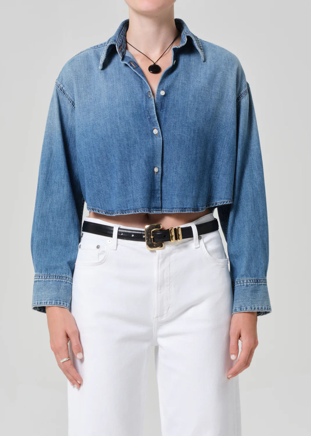 Ana Cropped Shirt in Somerset | Citizens of Humanity