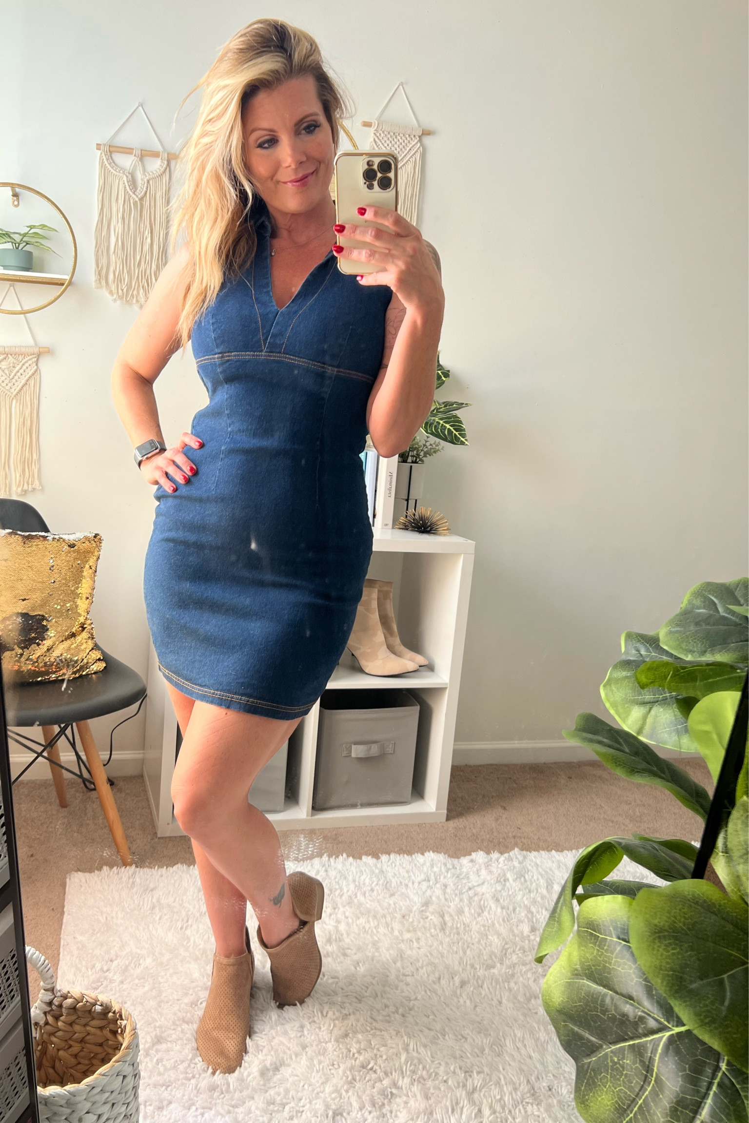 Denim is IN! I kept this dress knowing denim never really goes out of style…

I linked something similar to my JLo throw back!! 

#LTKamazon #LTKdenim #LTKdress 

#LTKcurves #LTKstyletip