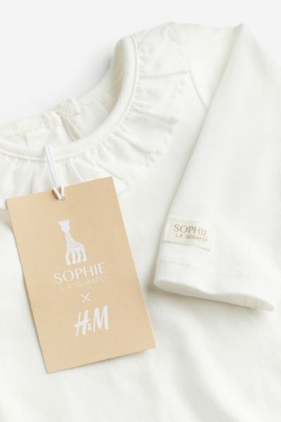 2-piece Bodysuit and Dress Set - Beige/Sophie la girafe - Kids | H&M US | H&M (US + CA)