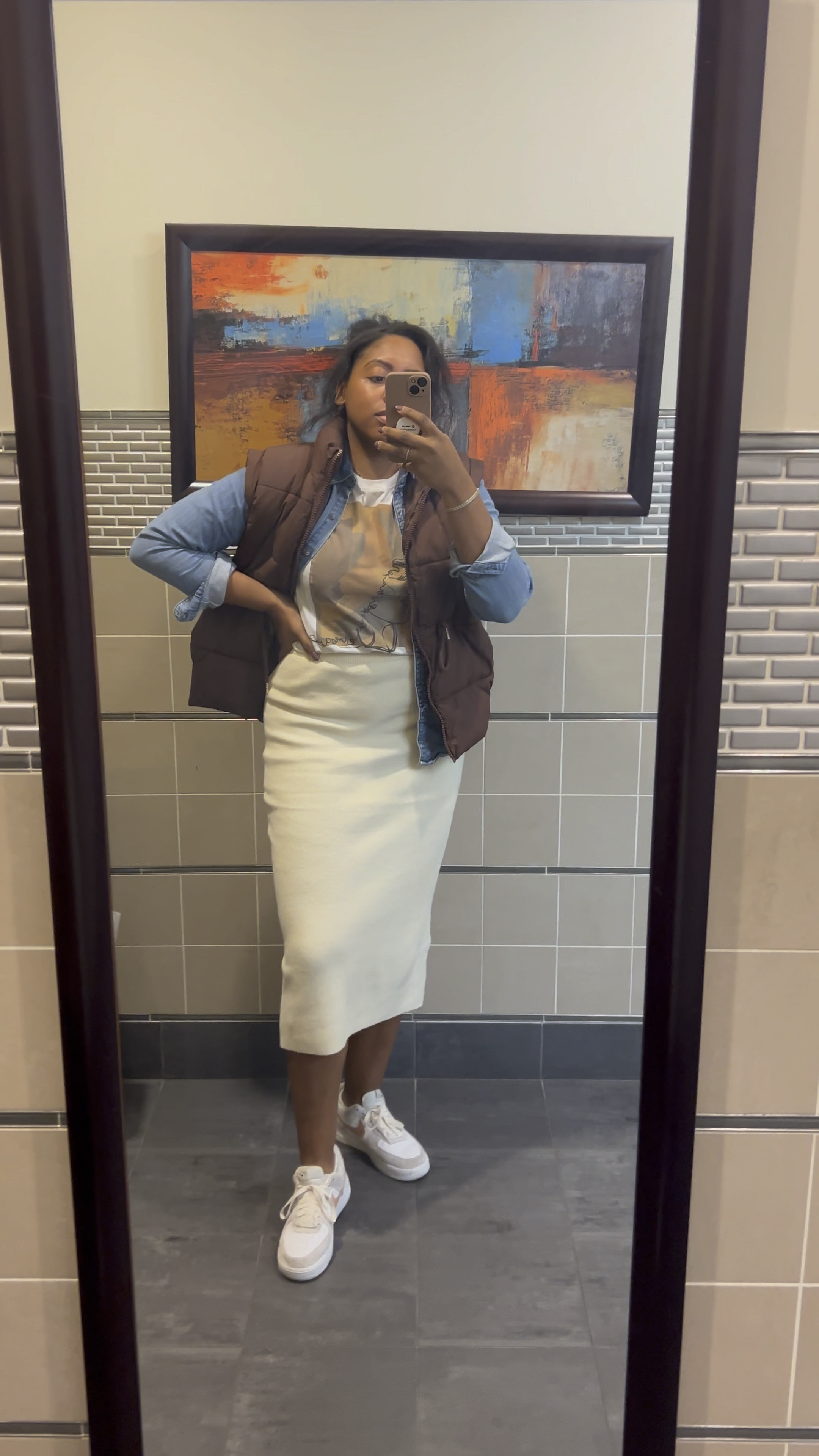 Love a corporate casual office look. This skirt can be styled so cute for holiday events!

#LTKHoliday #LTKWorkwear #LTKFindsUnder50