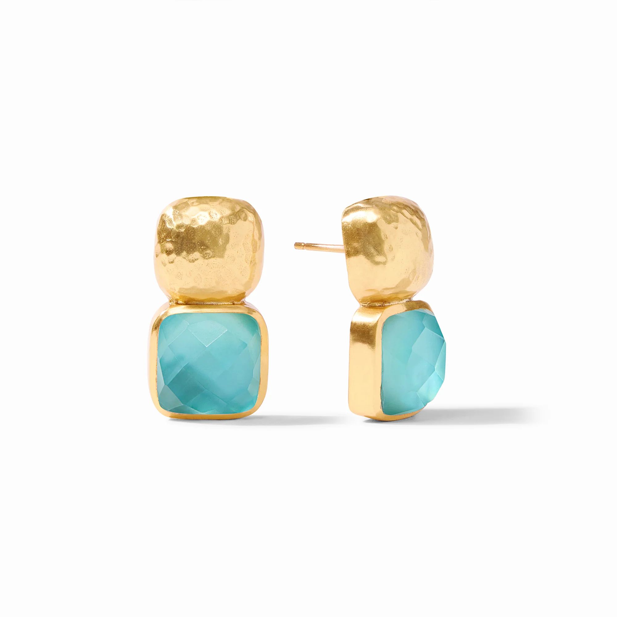 Catalina Gold Gemstone Earrings | Julie Vos | Julie Vos