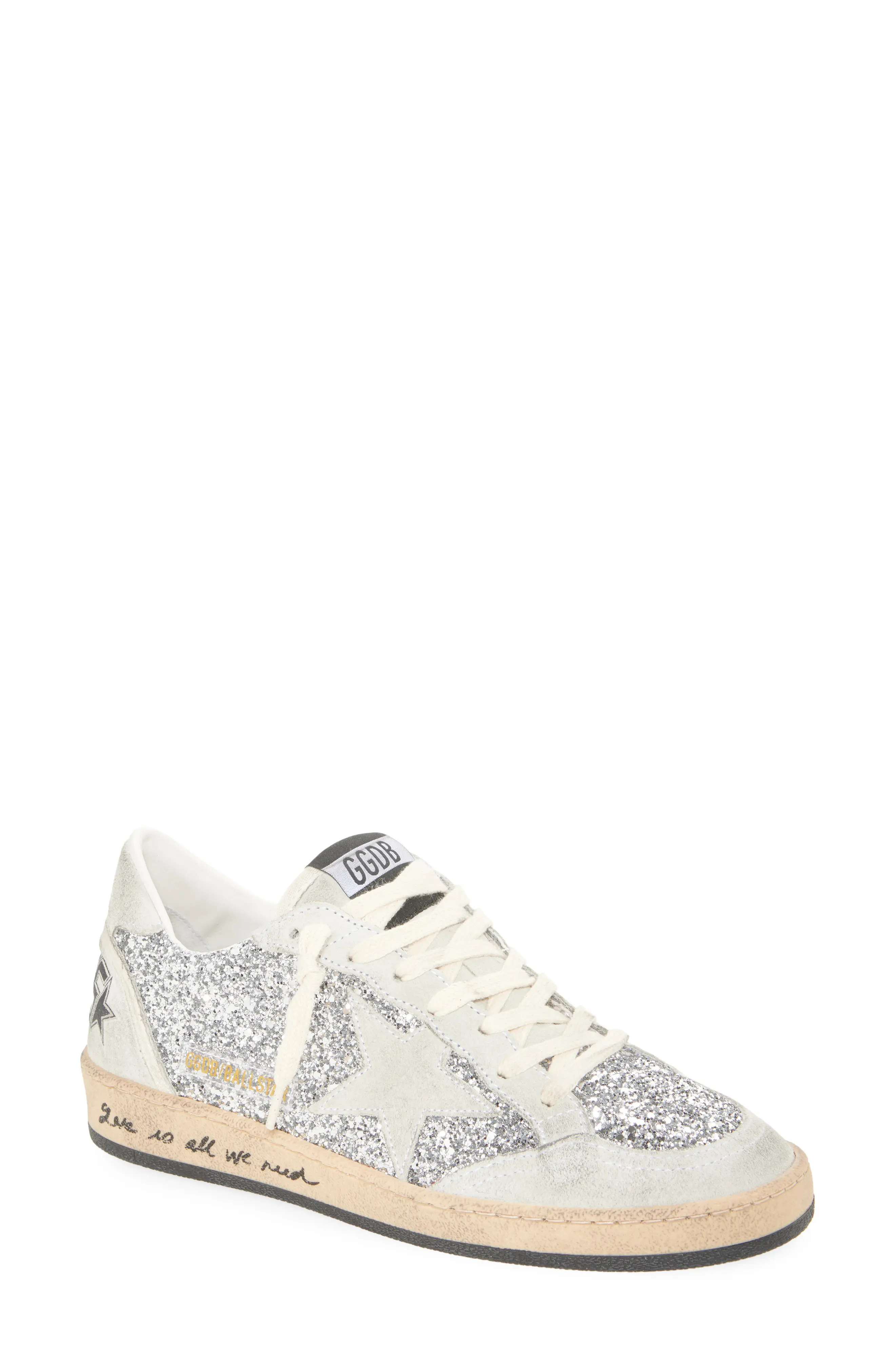 Golden Goose Ball Star Glitter Sneaker (Women) | Nordstrom | Nordstrom