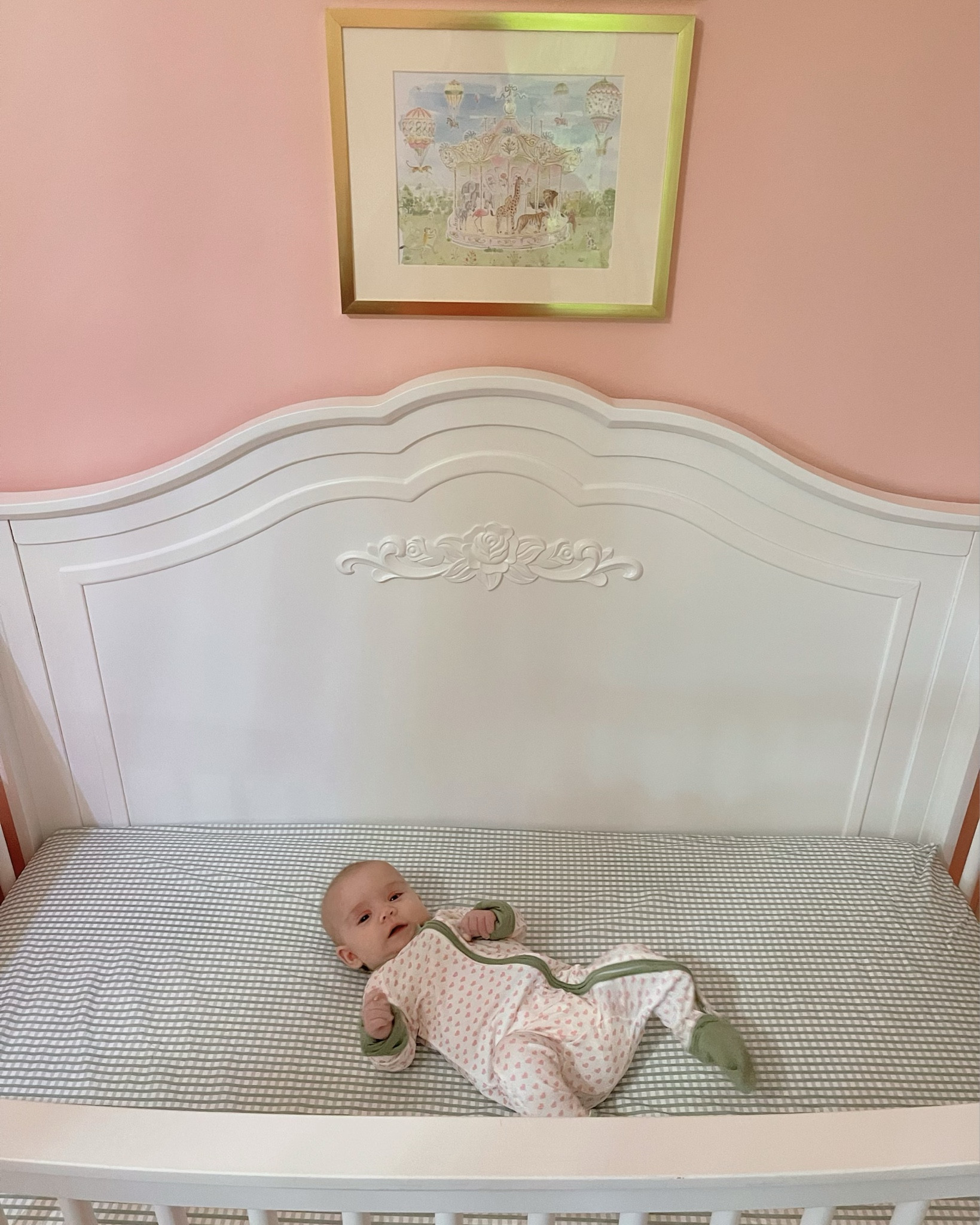 The Uptown Baby crib sheets in gingham, bamboo baby sleeper, baby romper, baby girl nursery 

#LTKbaby #LTKfindsunder100 #LTKfindsunder50